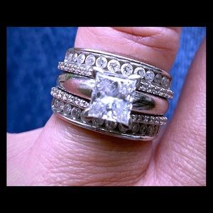 2 1/2 Carat Wedding Set